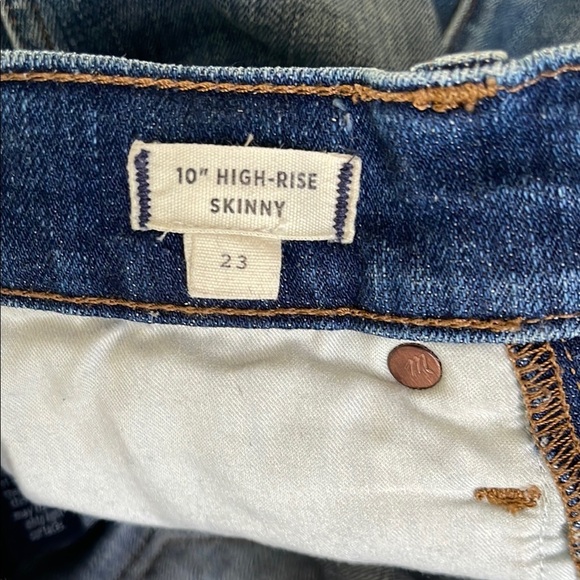 Madewell 10" Women's Skinny Blue Jeans size 23 - Picture 7 of 8
